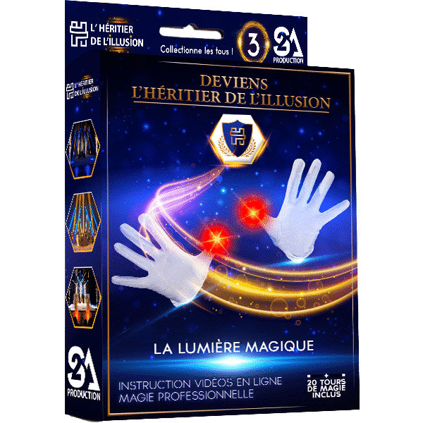 Boîte de magie « Deviens l’Heritier de l’Illusion » Nº3 La lumière magique